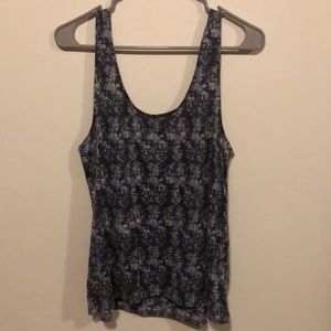 Blue printed tank